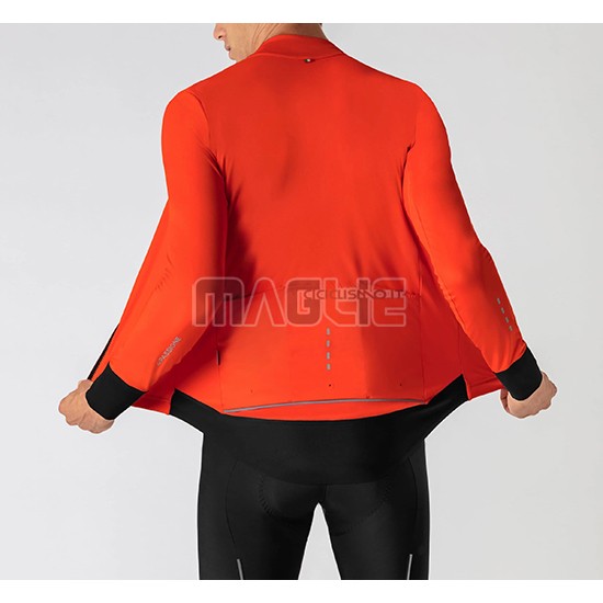 Maglia La Passione Manica Lunga 2019 Rosso Nero - Clicca l'immagine per chiudere